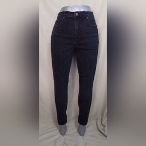 A Gap Denim Black True Skinny High Rise Jeans